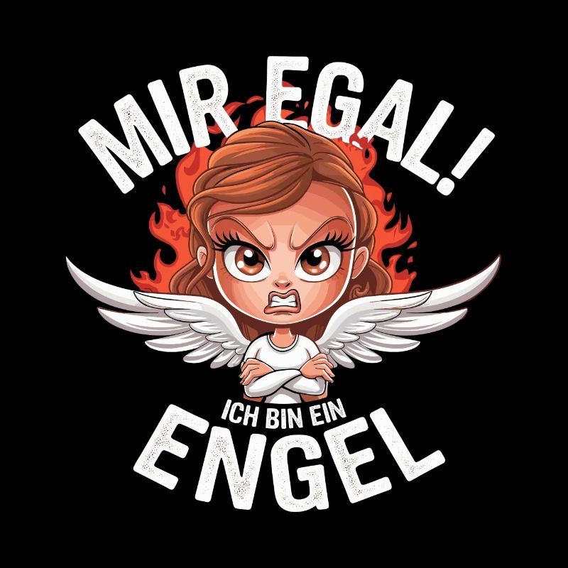 Mir Egal! Ich Bin Ein Engel Lustiges Sarkasmus
