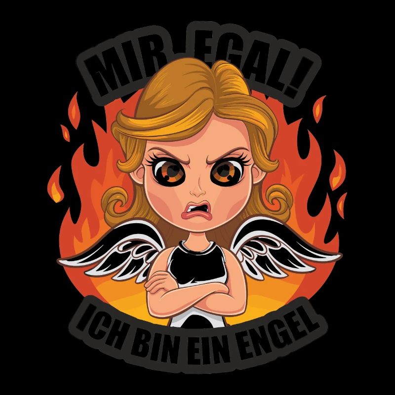 Mir Egal! Ich Bin Ein Engel Lustiges Sarkasmus