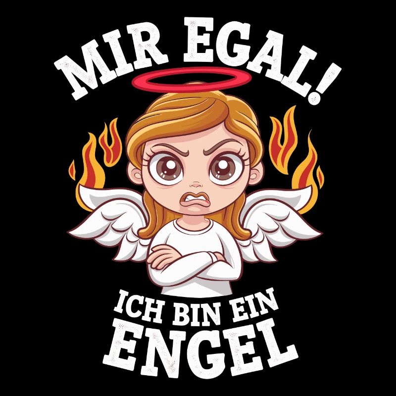 Mir Egal! Ich Bin Ein Engel Lustiges Sarkasmus