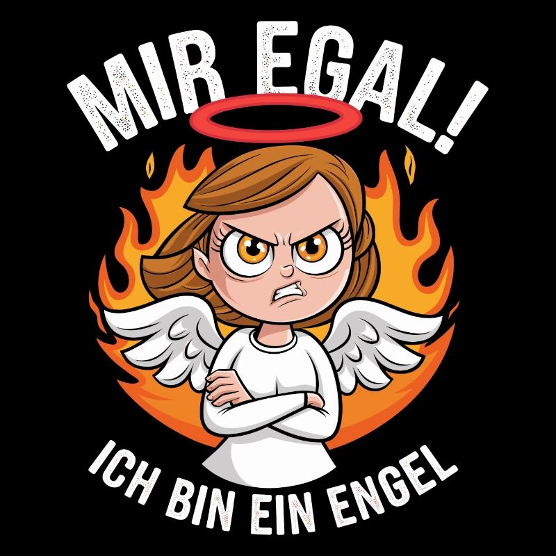 Mir Egal! Ich Bin Ein Engel Lustiges Sarkasmus