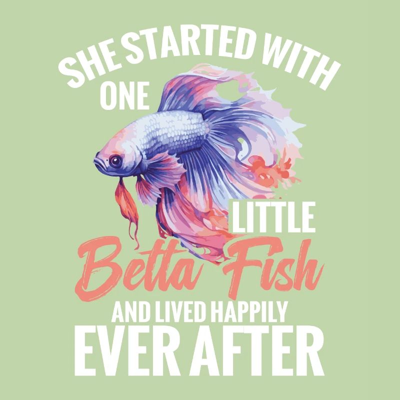 Elle a commencé avec un petit poisson betta et a vécu