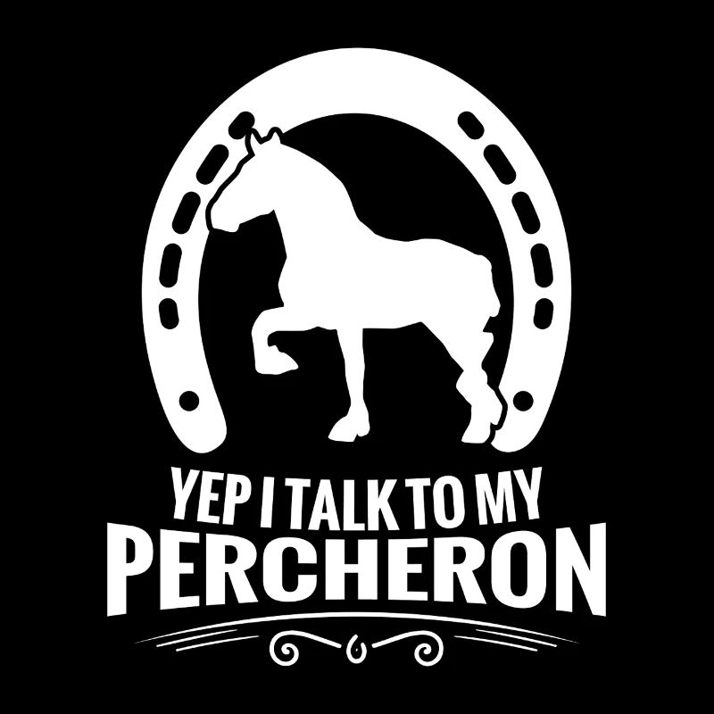 , je parle à mon percheron