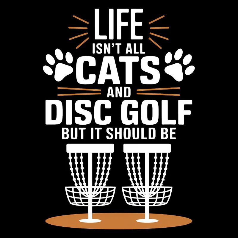 Discgolf Spruch Katzen Lustiges Discgolf Geschenk