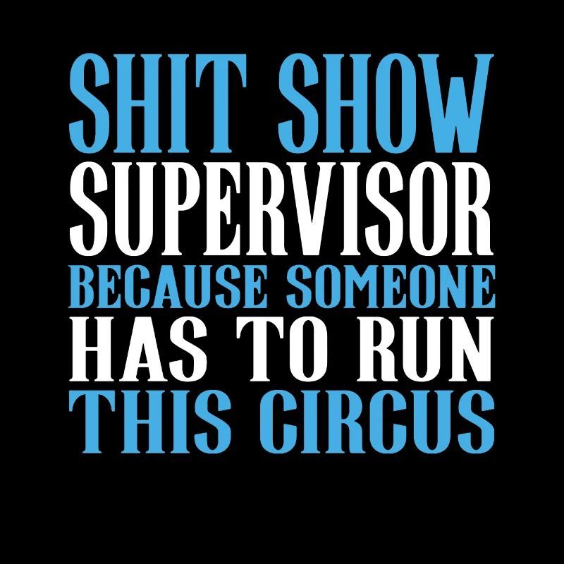 Supervisor Design Lustiger Humor Sarkasmus