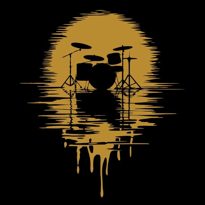 Drumset Silhouette Drums