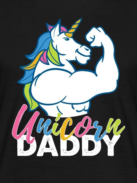 Unicorn Daddy - Funny Fitness Gym Rainbow Dad Gift