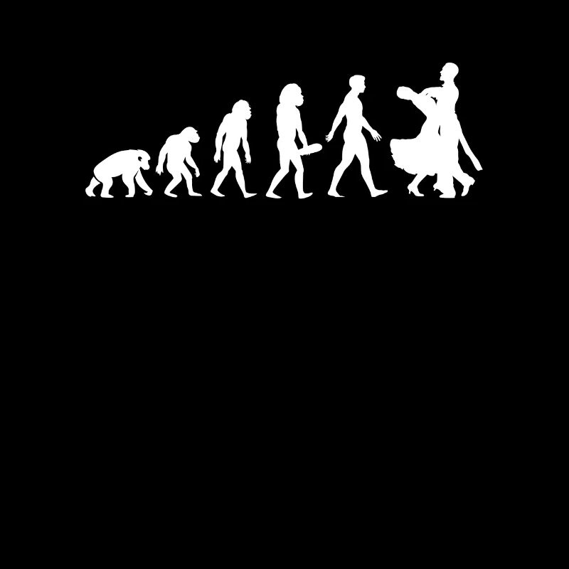 Evolution Tanzen Tanz Lustiges Design Tanzsport