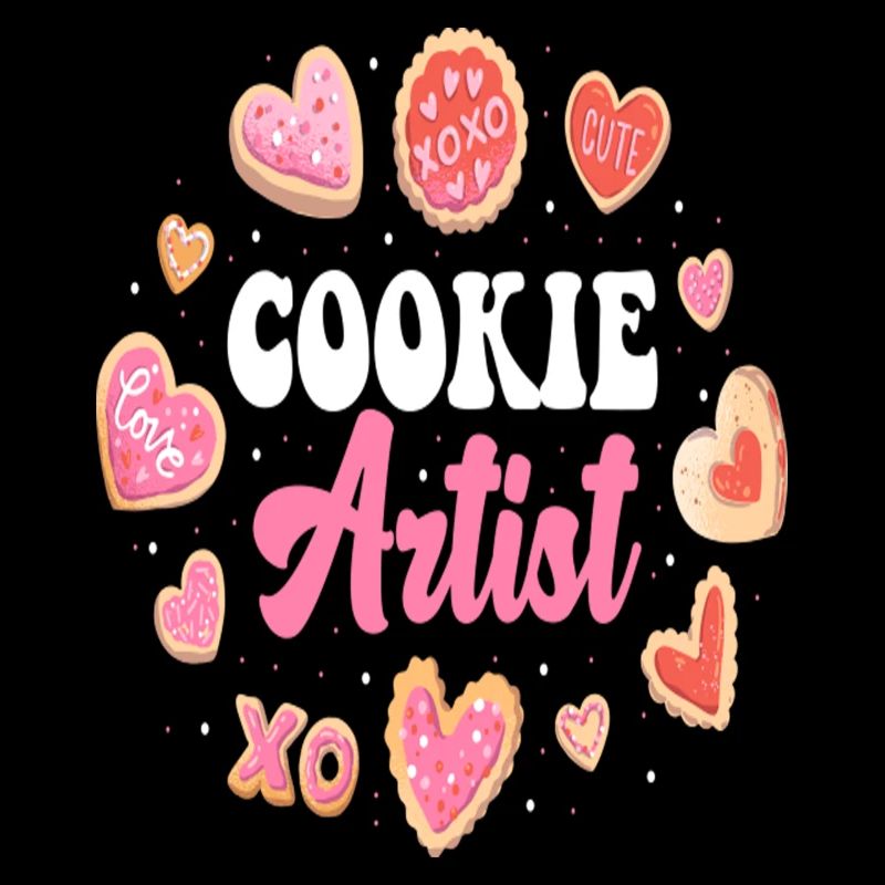 Cadeau de biscuit drôle d'artiste de biscuit