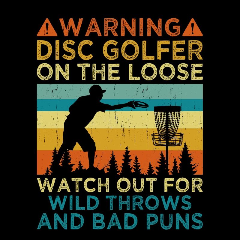 Disc Golf Player Disc Golfer Frisbee Player Par Pu