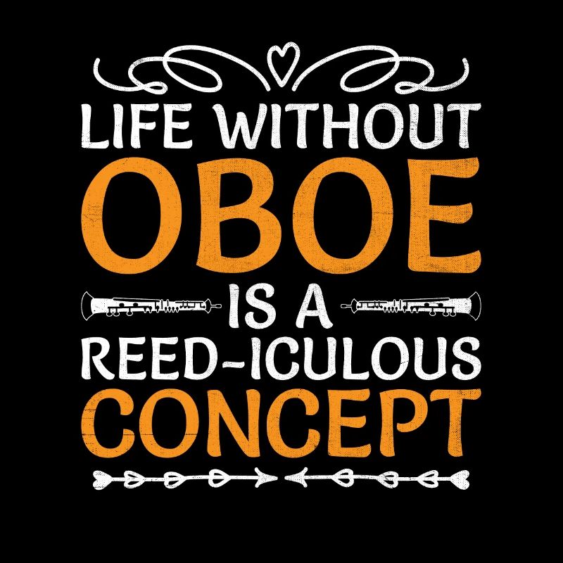 Oboe Player Oboe Basoonist Marching Band Instrumen