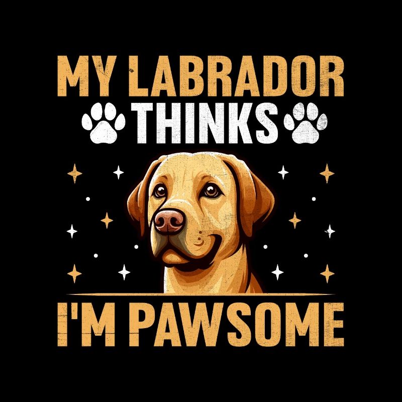 Mon labrador pense que je suis Pawsome Lab Retriever Labra