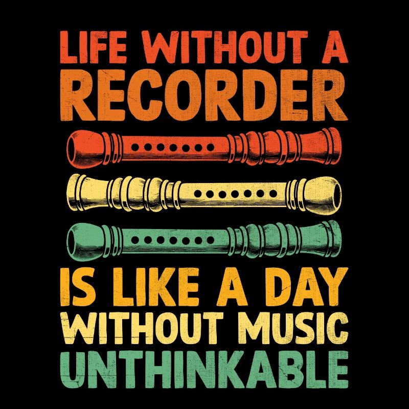 Life Without A Recorder Is Like A Day Without Musi