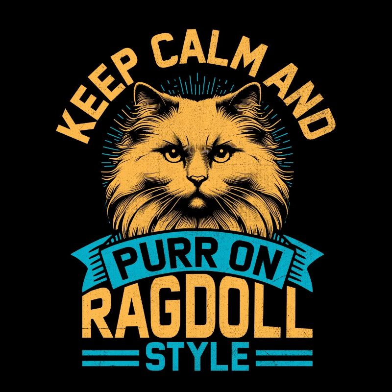 Restez calme et ronronnez sur le style Ragdoll Ragdolls Cat L