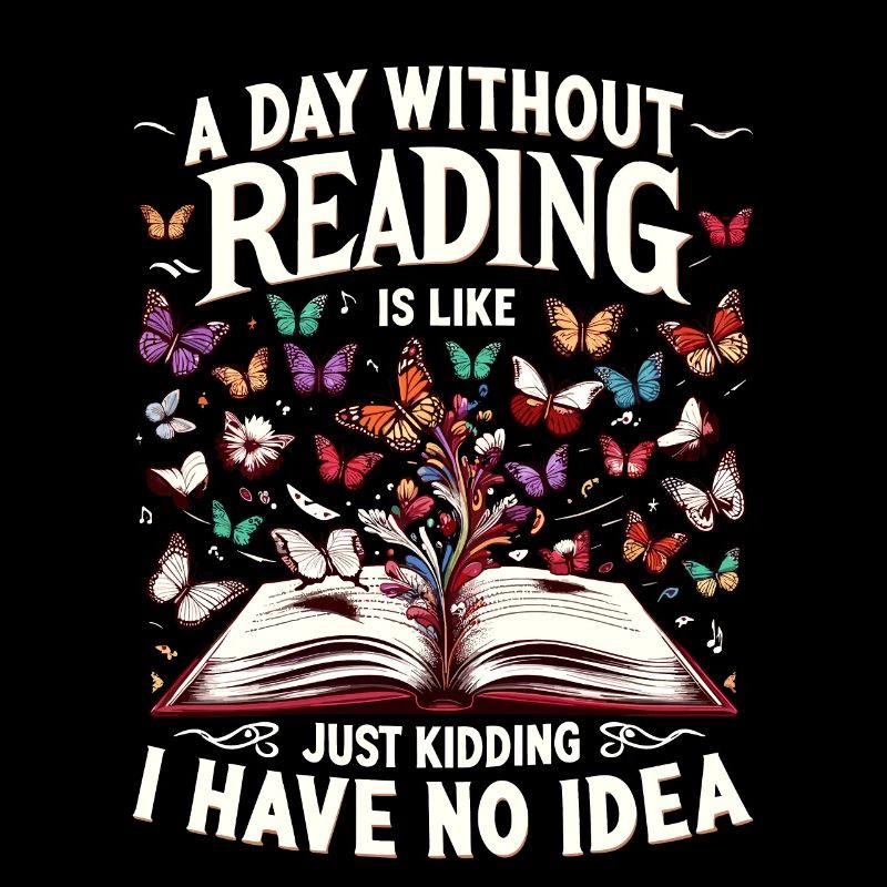 Ein Tag ohne Lesen ist wie ein Scherz, den ich habe