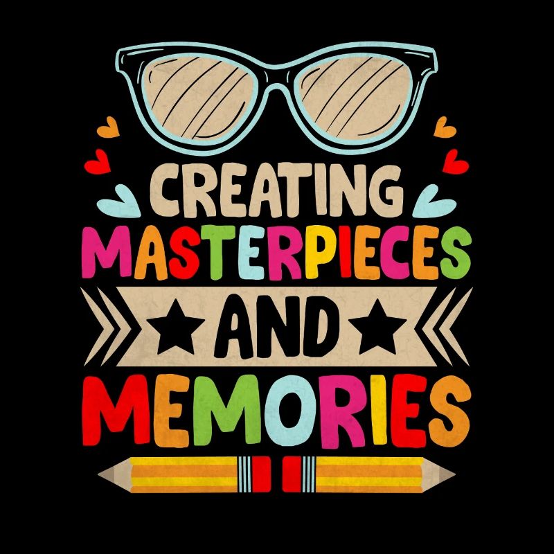 Creating Masterpieces And Memories School Teacher