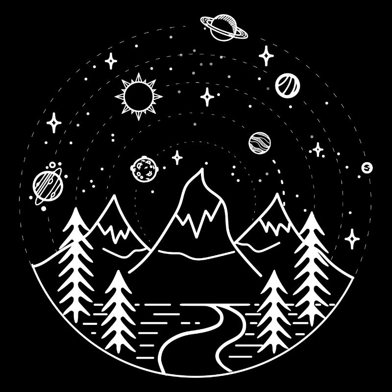 Cosmos and mountains