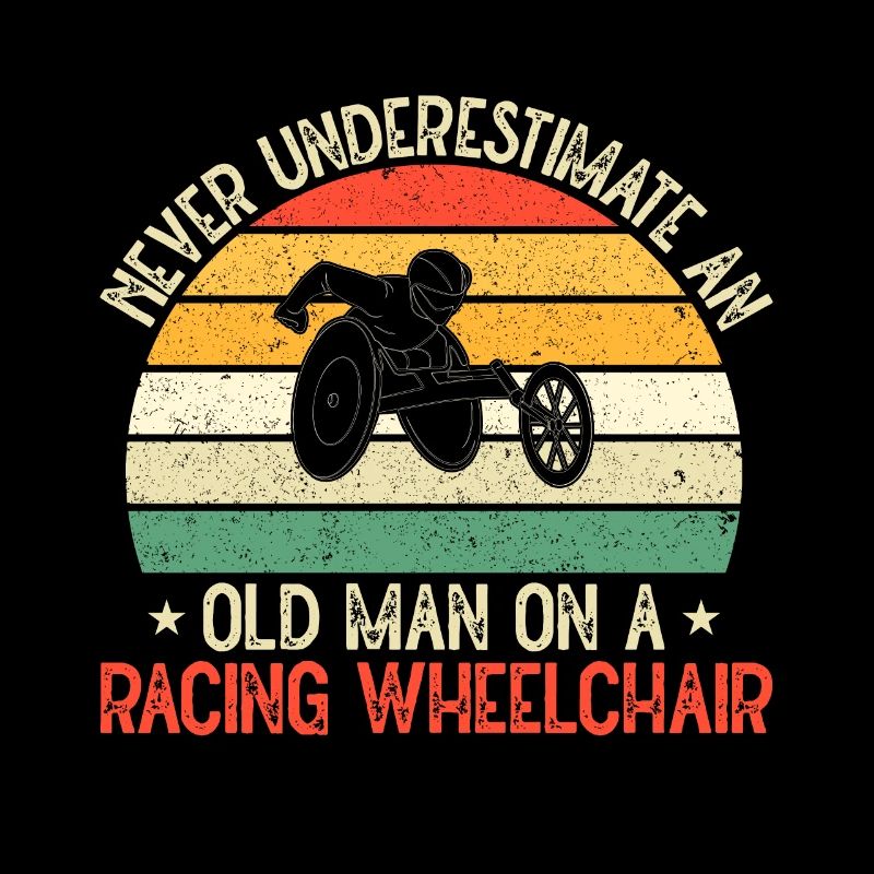 Fauteuil roulant de course masculin