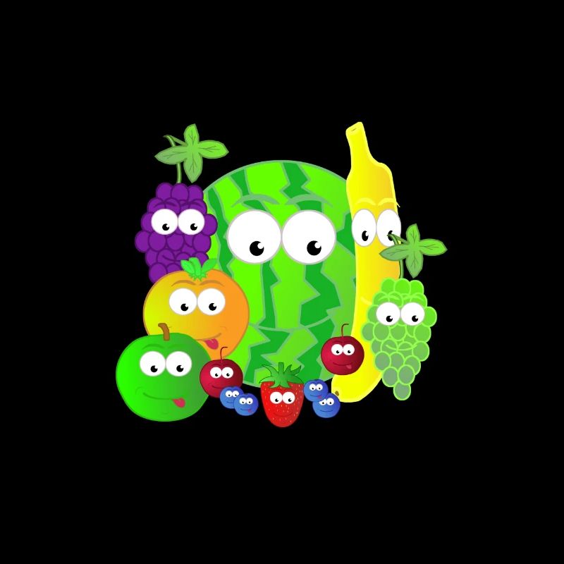 Idée de cadeau de cadeau de fruit Fruit de dessin animé de sport