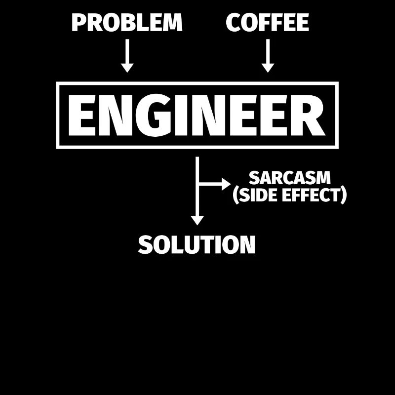 Funny gift engineer coffee