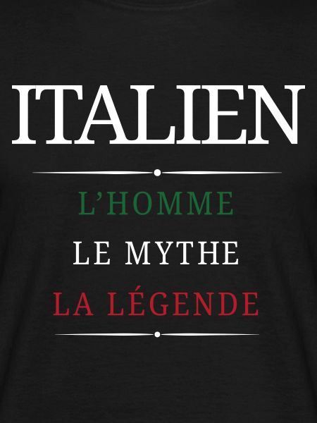Italien Homme Mythe