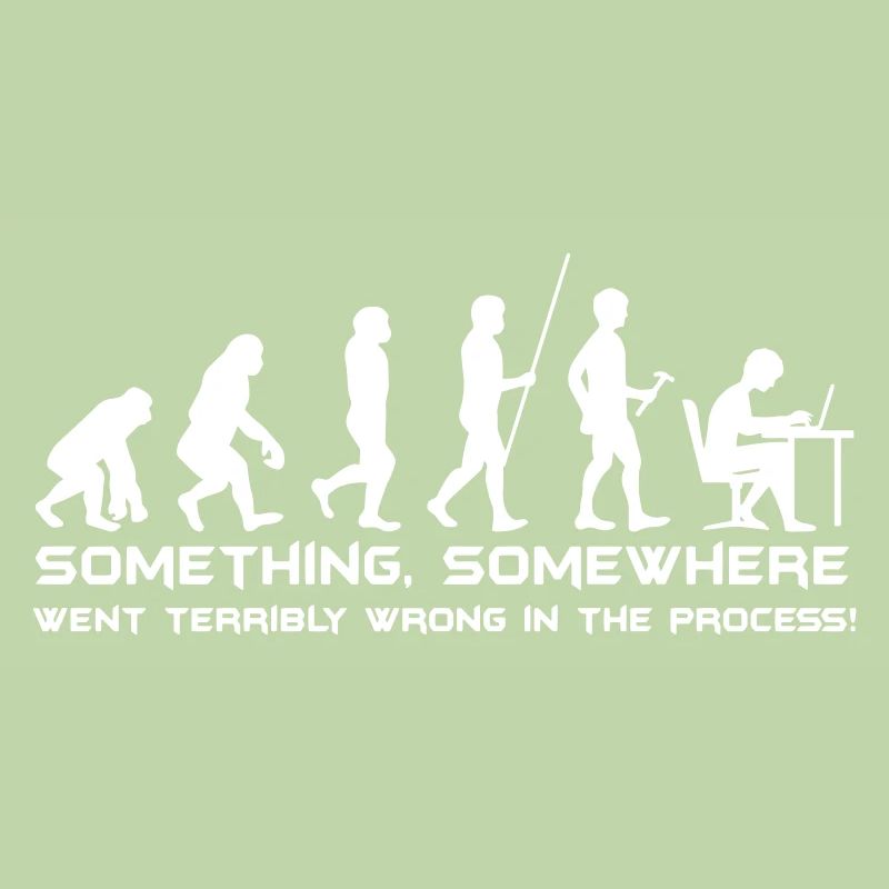 Évolution du cadeau d'ordinateur Man Nerd Geek