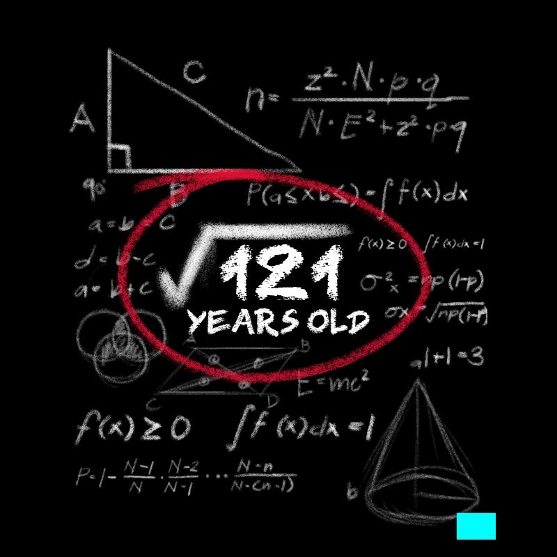 11ème anniversaire Nerd Math Calcul racine
