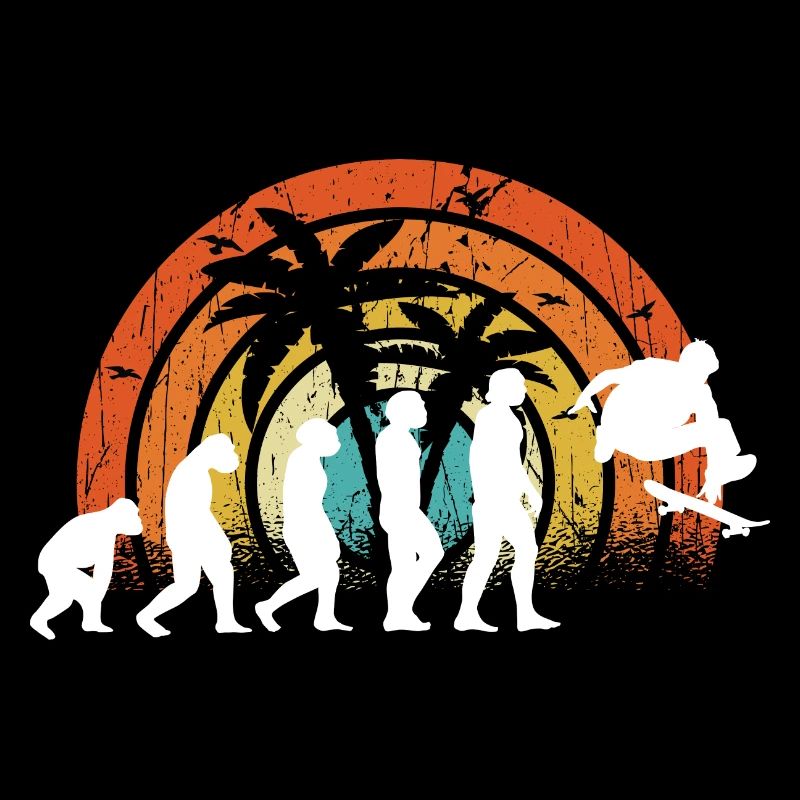 Evolution Skateboarding Skate Retro Streetwear