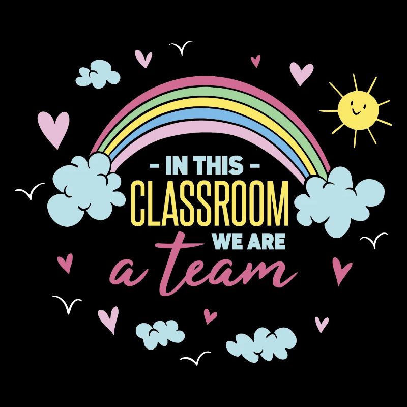 In diesem Klassenzimmer sind wir ein Team