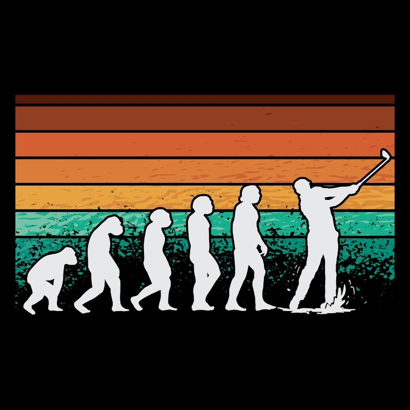 Golf Evolution From Monkey To Men BBall Lovers