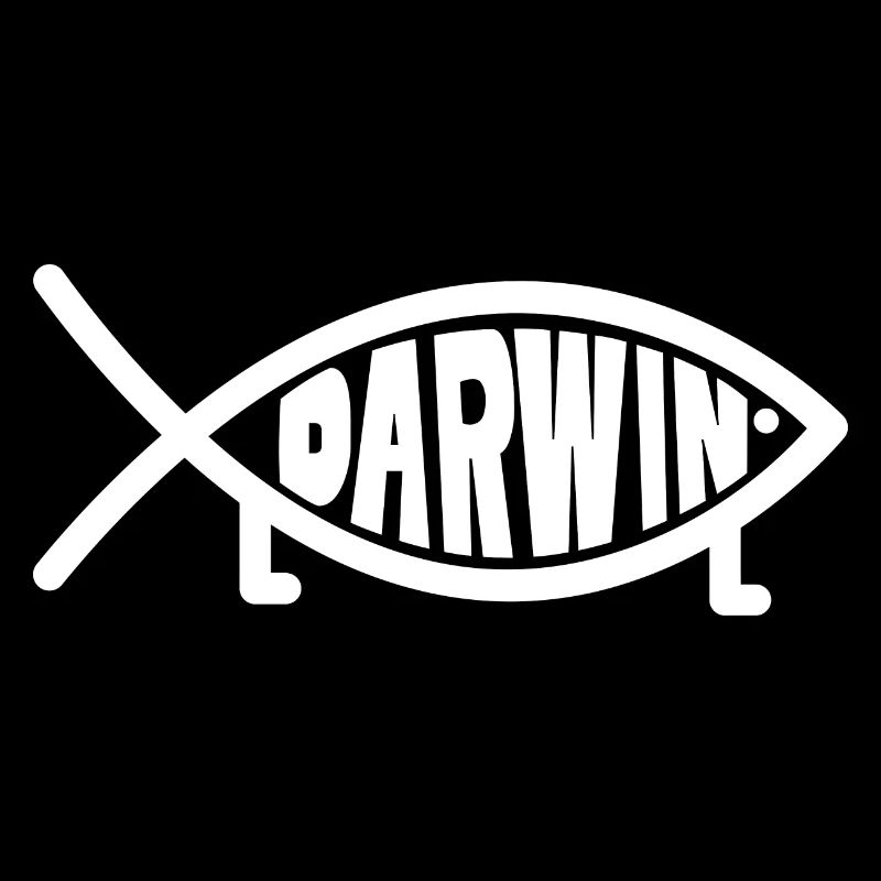 Darwin Poisson avec pattes - Jesus Fish