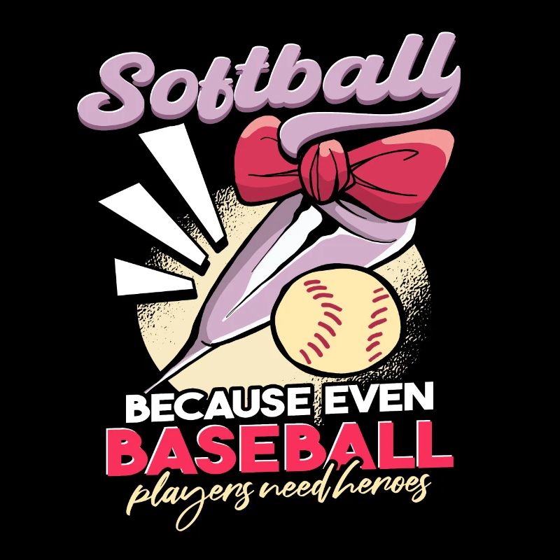 Softball-Spieler-Witz
