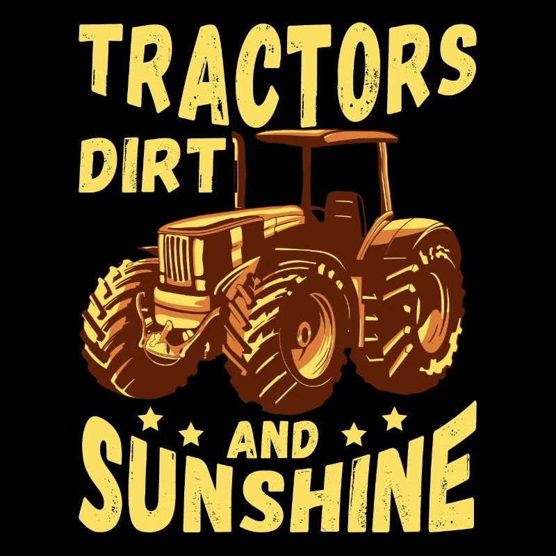 Traktor Schmutz Und Sonnenschein