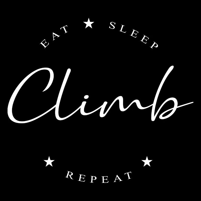 Eat Sleep Climb Repeat Rock Boulder Bouldering Roc