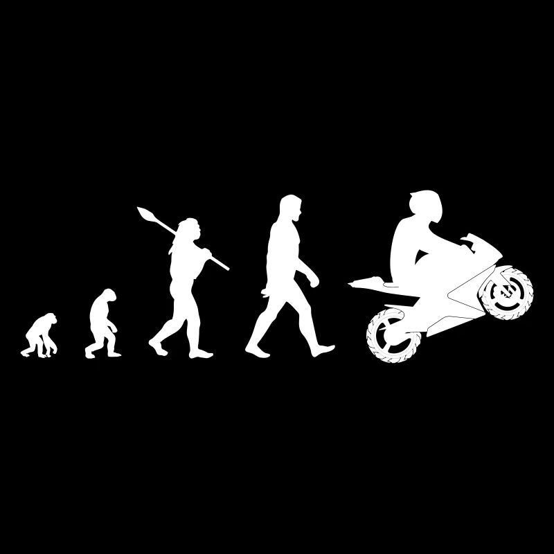 Rennmaschine Motorrad Evolution Farbe wählbar