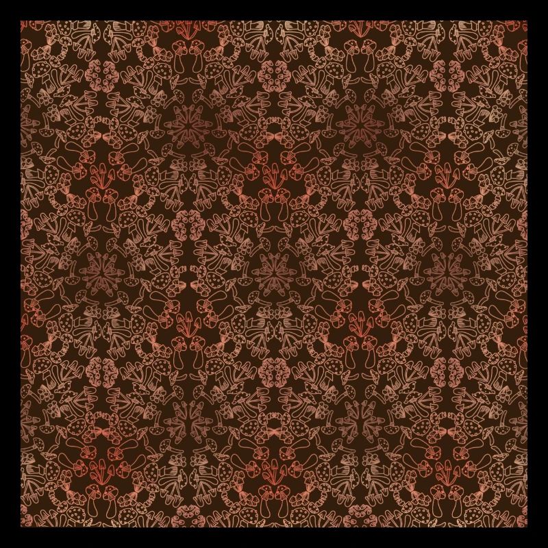 Psychedelic Mushroom Pattern
