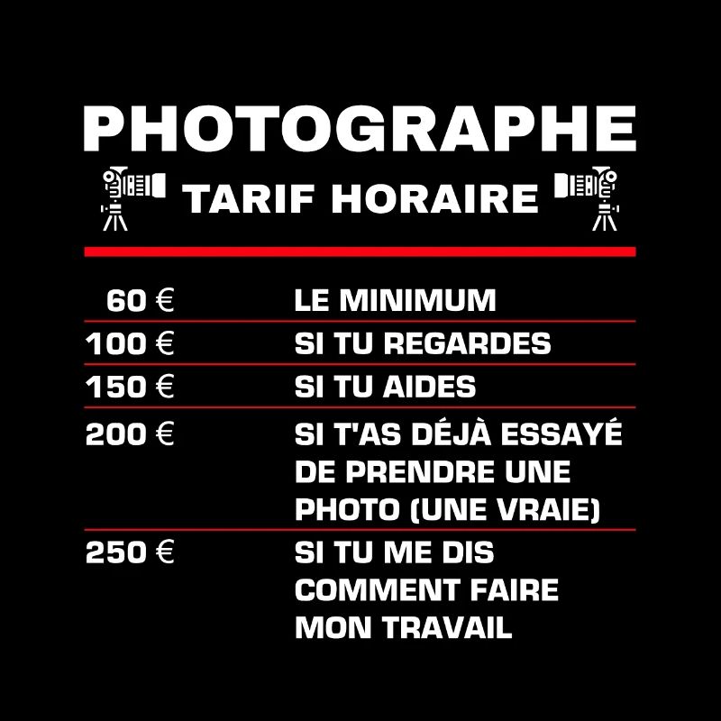 Photographe Tarif Horaire