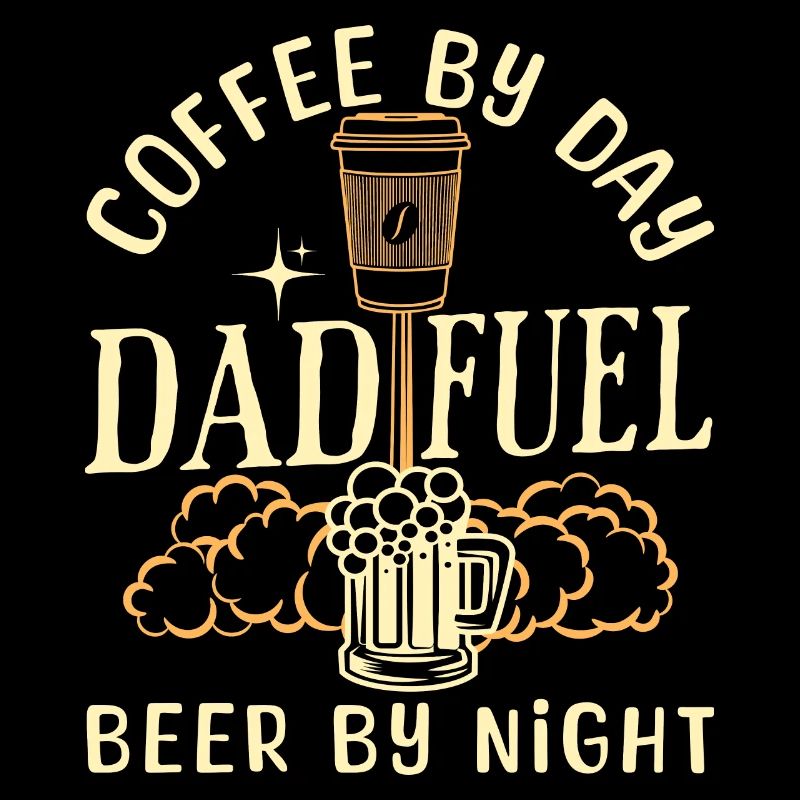 Humor Kaffee Bier Papa