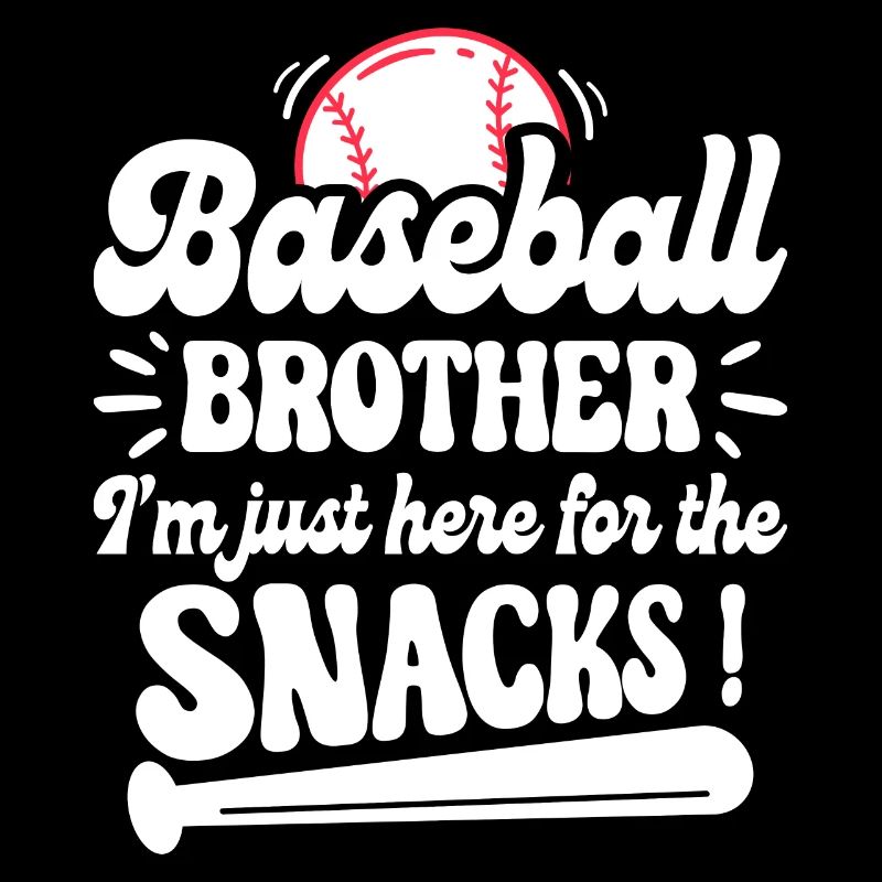Humor Bruder Unterstützer Baseball