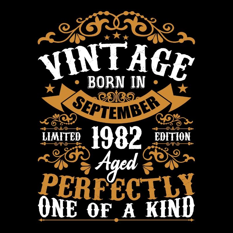 September 1982 Birthday Gift 1982 September
