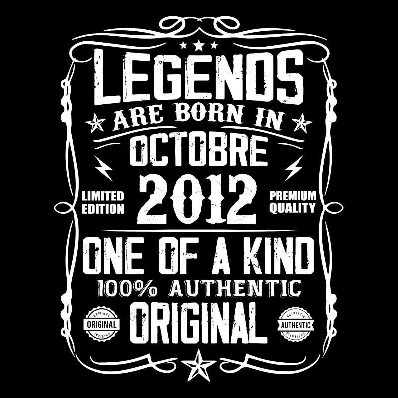 Octobre 2012 Légendes Sont Nées En Octobre 2012