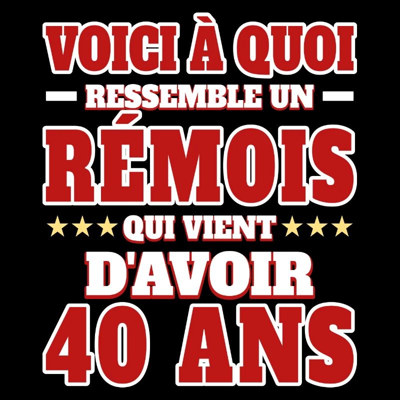 Supporter De Reims Anniversaire 40 Ans
