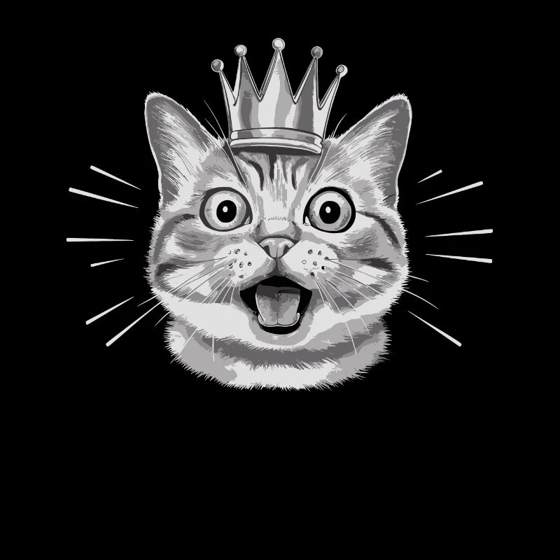 Cat with crown