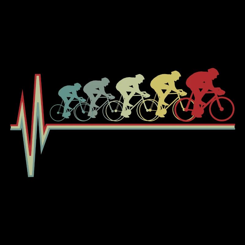 Vélo de course cadeau de vélo de course T-shirt course cycliste
