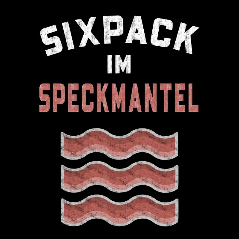 Bierbauch Bauch Bauchspeck Sixpack im Speckmantel