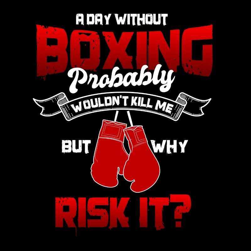 Boxe T-shirt sort boxer cadeau