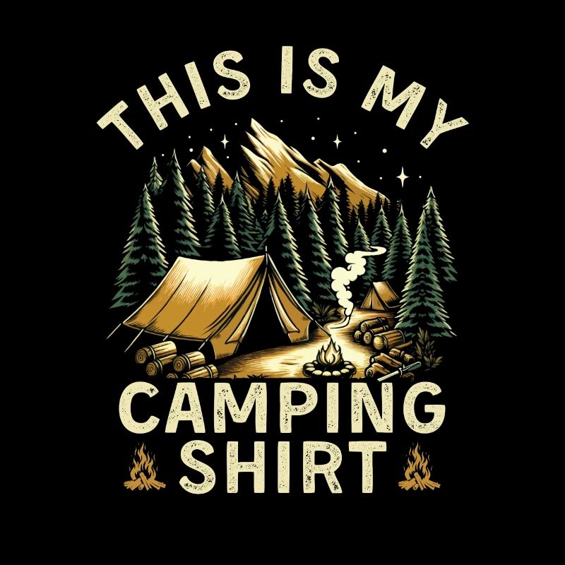 C’est ma chemise de camping