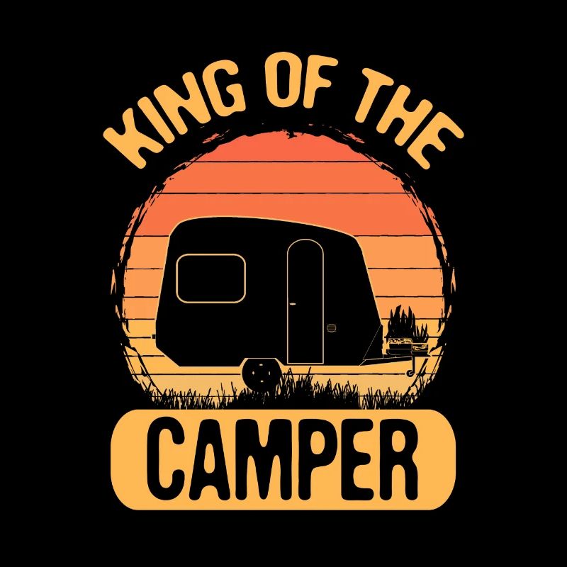 Camping Geschenk König des Camper Geschenk