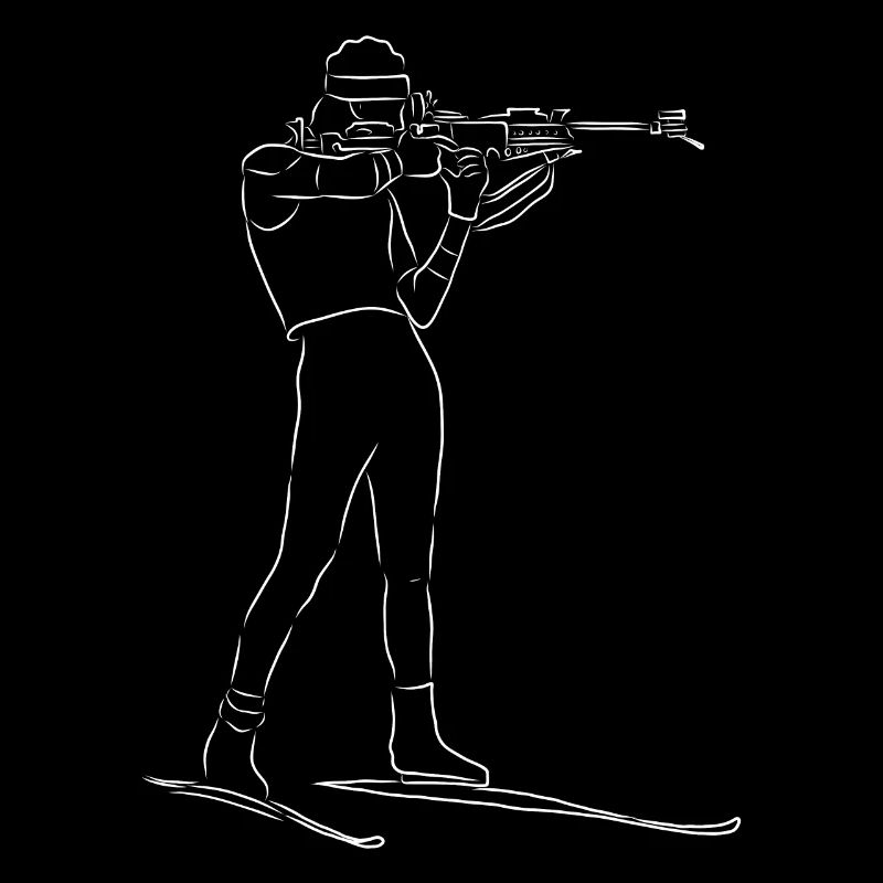 Biathlon Biathlet Wintersport Geschenkidee