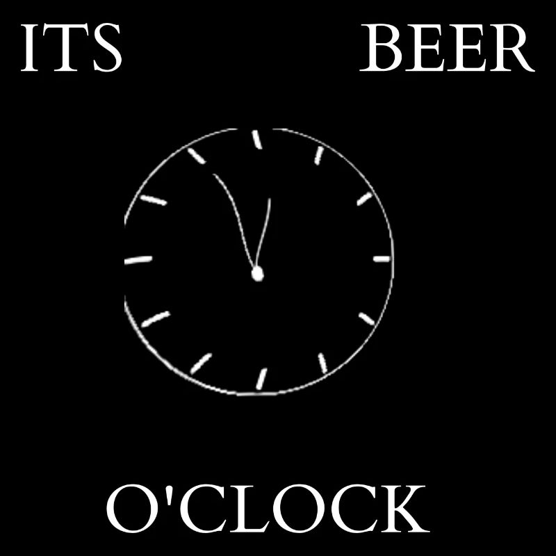 Bier o'clock Bier Uhr