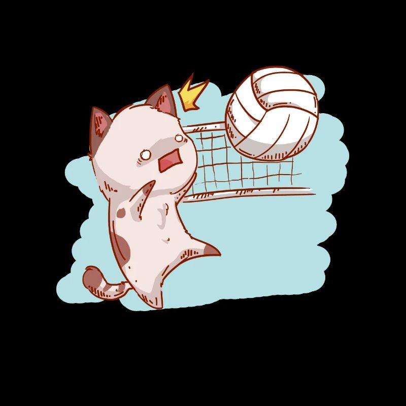 Cat volleyball